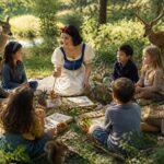 découvrez comment un professeur utilise les méthodes de blanche neige pour stimuler et développer la créativité des enfants de manière ludique et efficace.