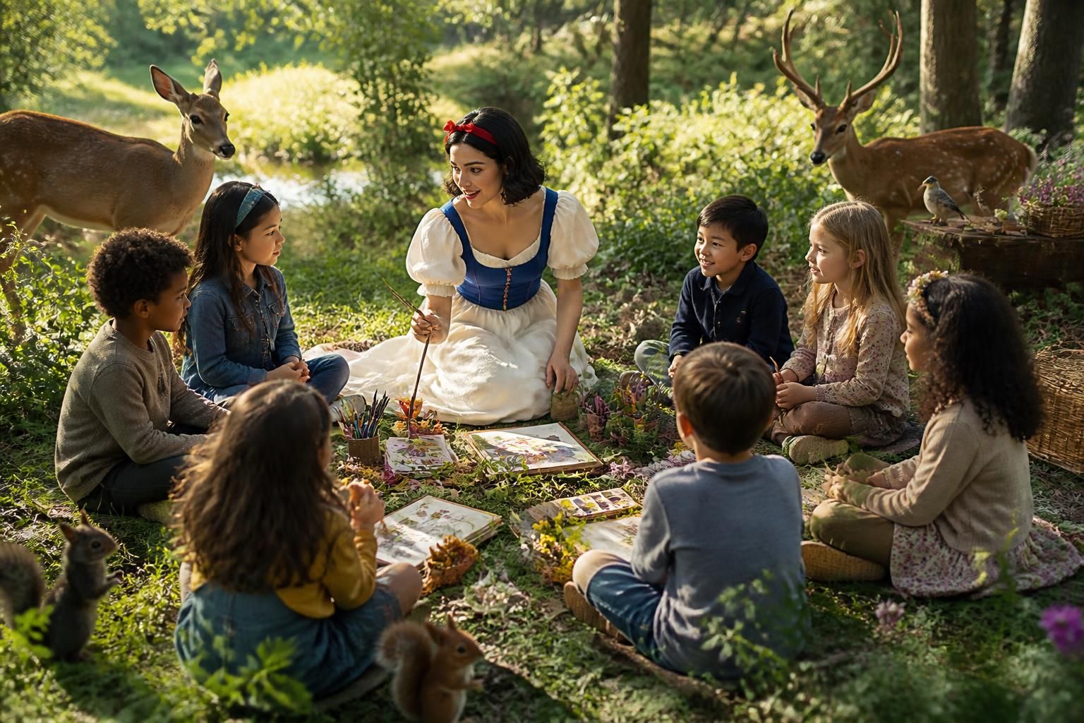 découvrez comment un professeur utilise les méthodes de blanche neige pour stimuler et développer la créativité des enfants de manière ludique et efficace.