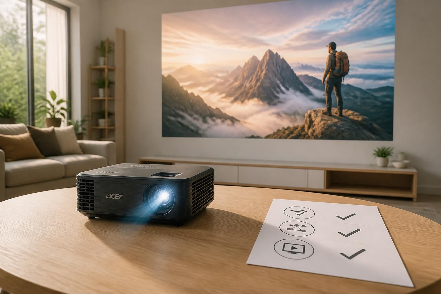 découvrez le mini vidéoprojecteur acer, idéal pour un streaming fluide sans lag. profitez d'une connectivité wi-fi optimale avec notre check-list complète pour une expérience sans interruption.
