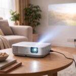 découvrez le mini vidéoprojecteur epson, idéal pour votre salon ou chambre. profitez d'une alimentation simple et d'un kit complet pour une installation facile et un divertissement optimal.